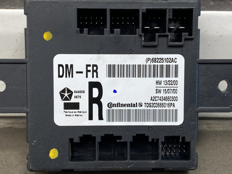 2016 Ram 1500 DS - Right Front Door Control Module Power Folding