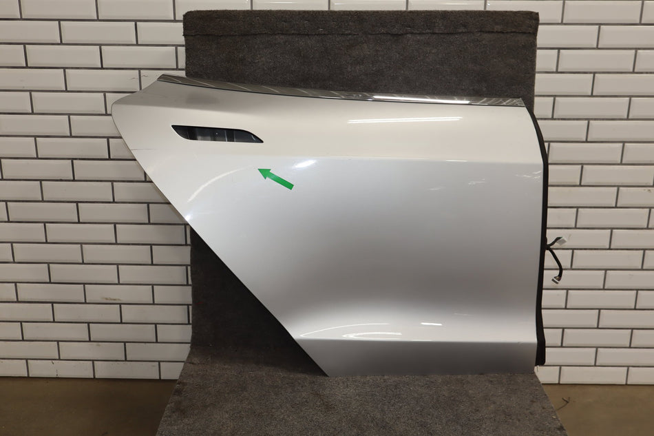2012-2015 Tesla Model S Right Rear Door Silver Metallic PMSS