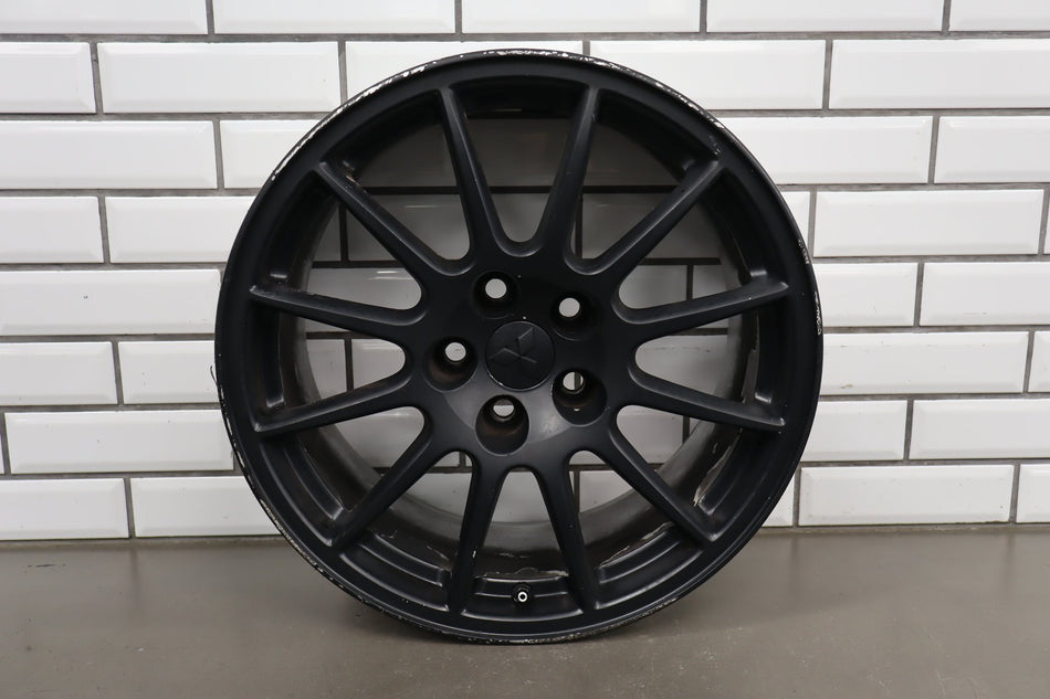08-15 Mitsubishi Lancer Evo X 18x8.5 Enkei Wheel Black (RH)