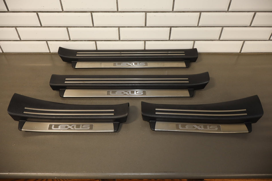 2012 Lexus LS460 Sedan Set x4- Sill Plates Black (20)