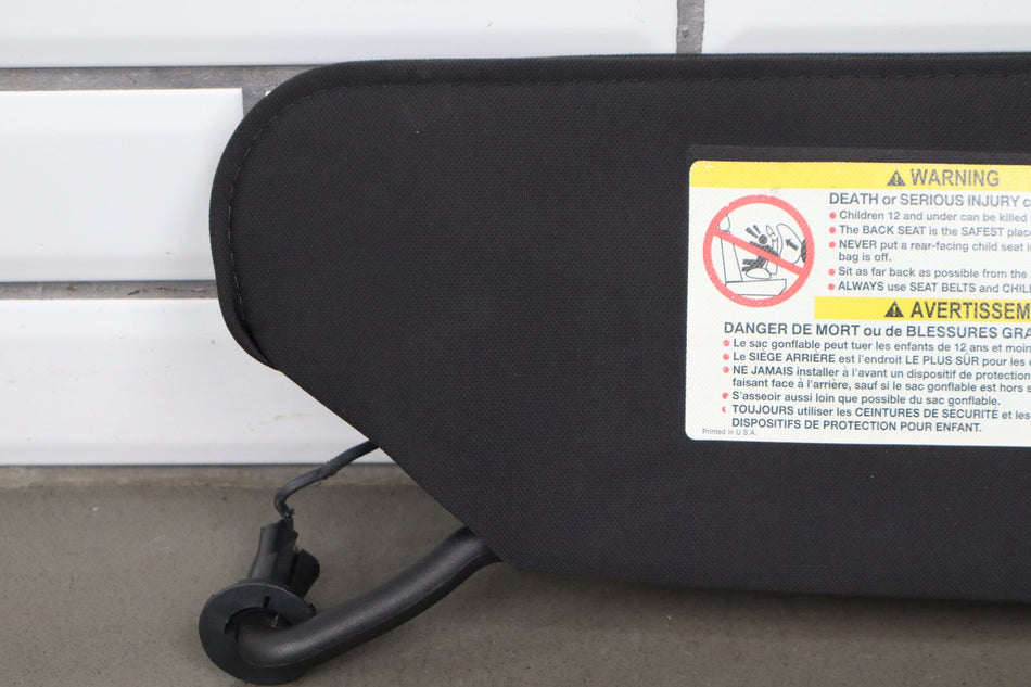 2005-2013 Chevrolet Corvette C6 Driver Left Sun Visor W/ Garage Door Opener