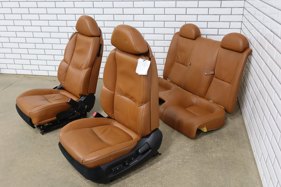 02-06 Lexus SC430 Z40 Leather Seat Set Saddle 21 Power