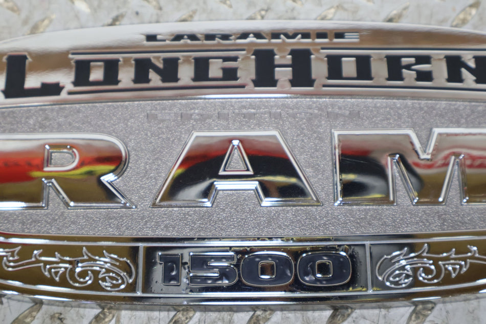 13-18 Ram 1500 Right Door Laramie Longhorn Emblem