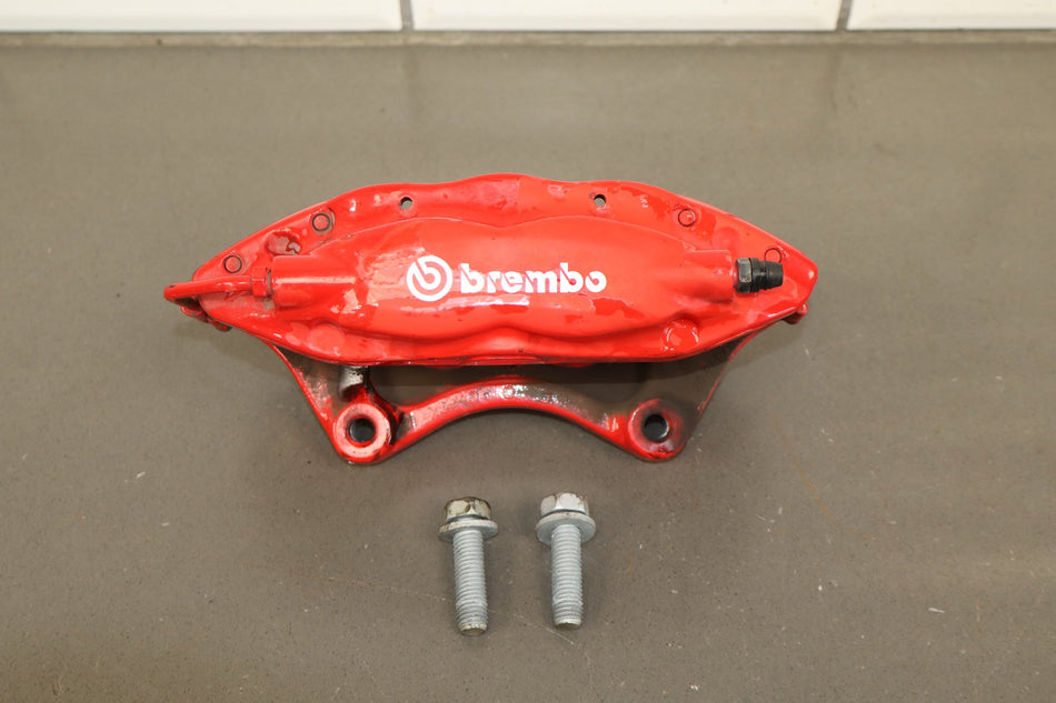 2015-23 Challenger Hellcat LH Rear 4-Piston Brembo Caliper Red