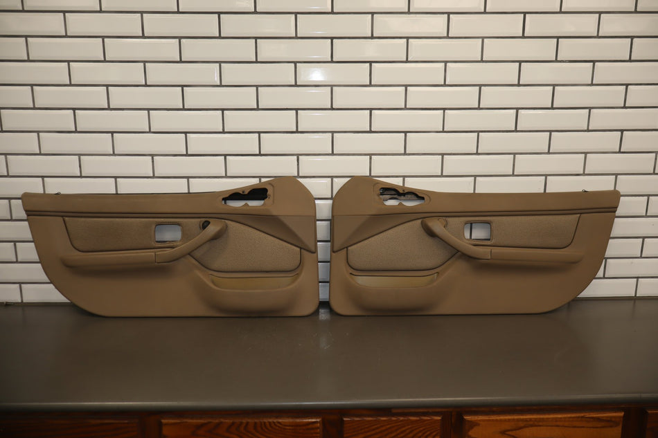 1996-2002 BMW Z3 OEM Front Door Panels Pair Left/Right Tan OEM