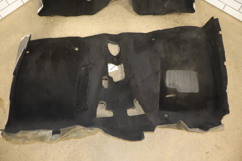 1996-2002 BMW Z3 ROADSTER FRONT &amp; REAR FLOOR MAT CARPET LINER COVER BLACK
