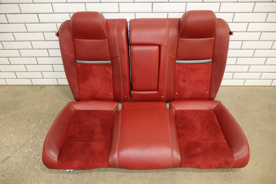 11-14 Dodge Challenger RT Rear Seat Red