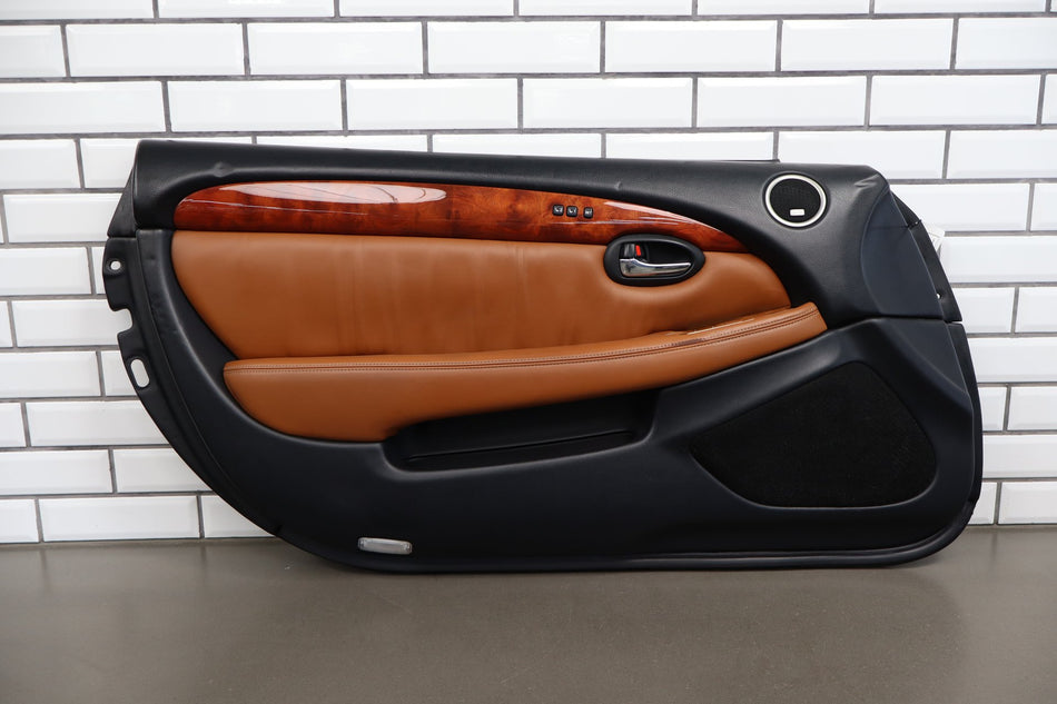 02-10 Lexus SC430 Z40 Left Door Panel Saddle 21 (No Switch)