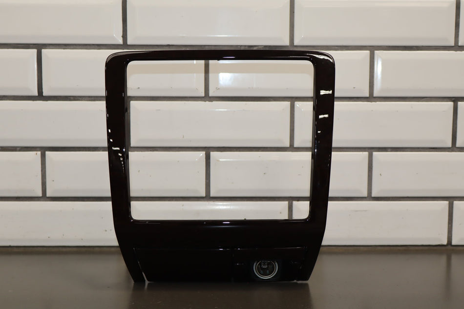 1995-1999 Toyota Crown Woodgrain Radio Bezel w Cup Ashtray OEM JZS151