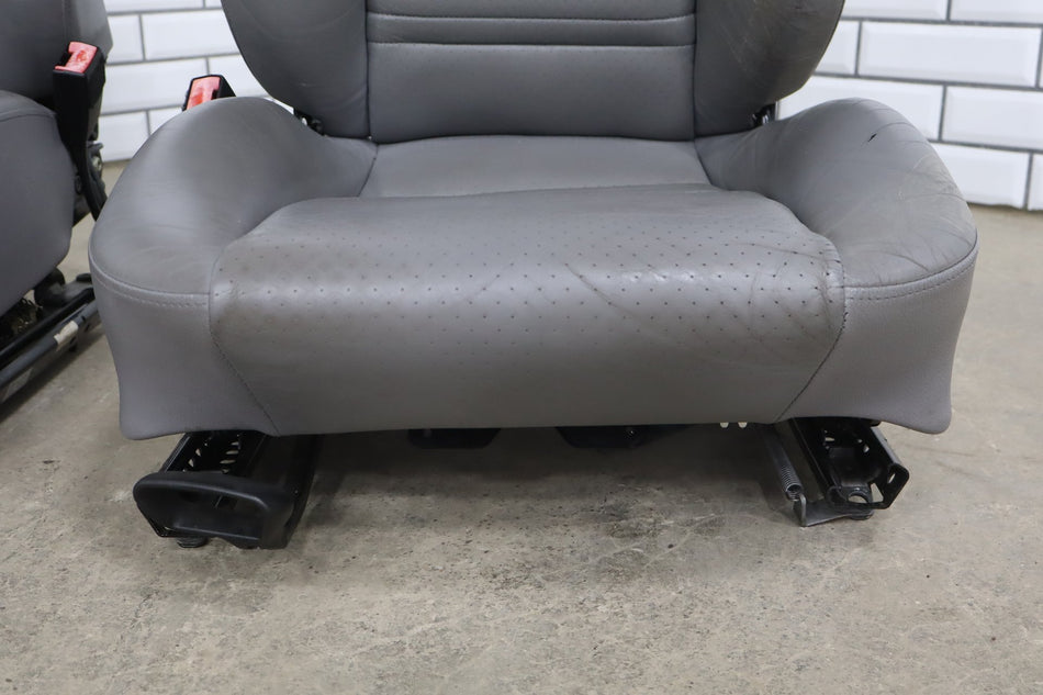 97-04 Porsche Boxster 986 911 OEM Gray Leather Seats Left/Right 65K Miles