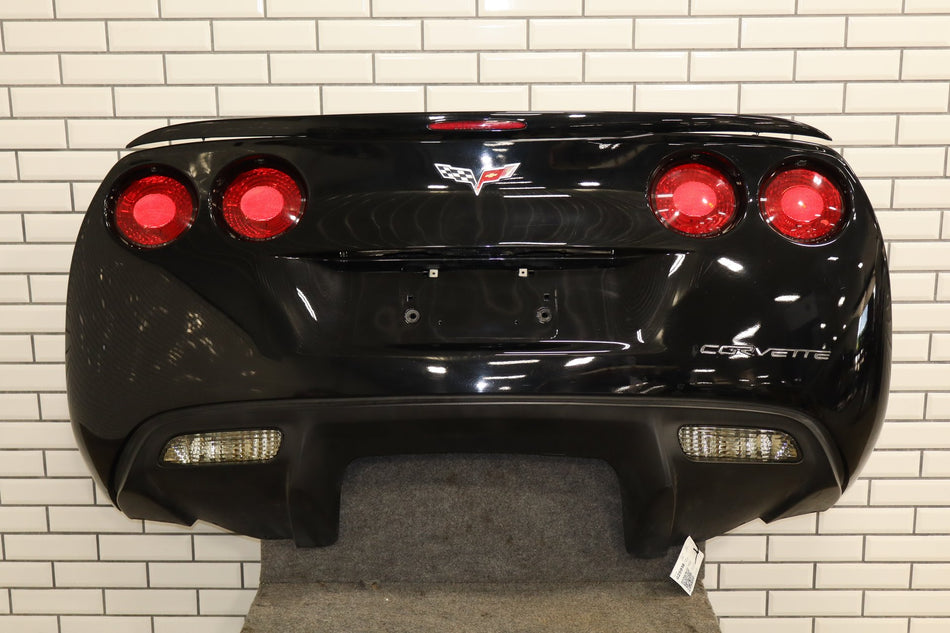 2005-2013 Chevrolet Corvette C6 Rear Bumper W/ Tail Lamps Black