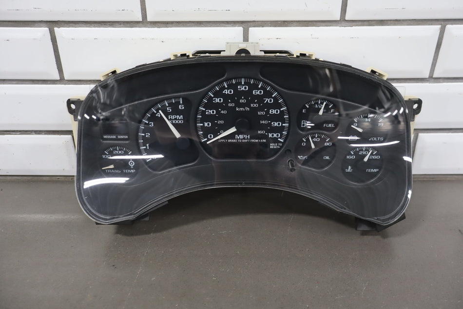 2002 Chevrolet Silverado 2500 HD GMT800- Speedometer