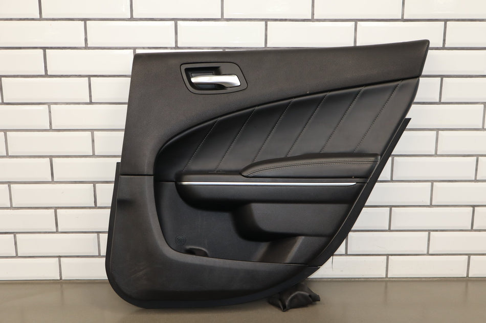 15-23 Dodge Charger Scat Pack Right Rear Interior Trim Panel Black X9 Leather