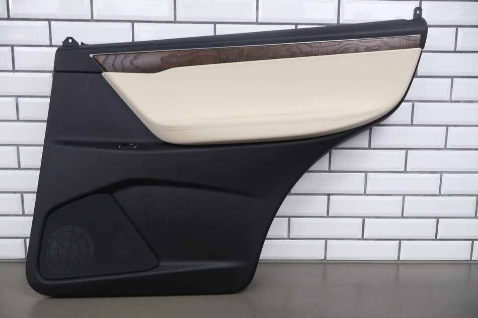 2018 Tesla X Right Rear Door Trim Panel Cream