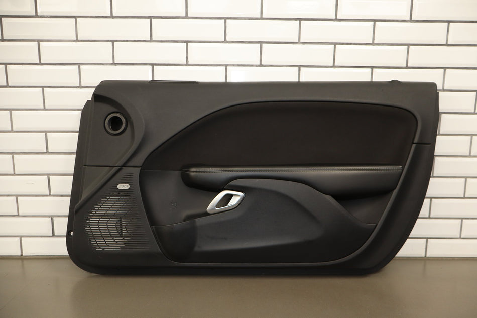 2015-22 Dodge Challenger RH Door Panel Black X9 With Switch