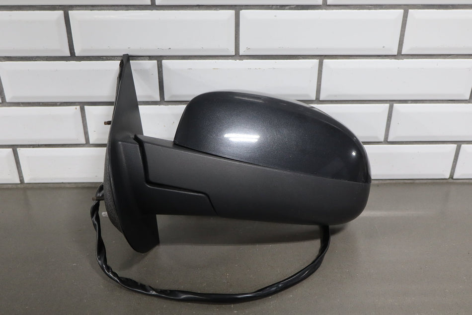 09-14 GMC Yukon Left Door Mirror Carbon Black Power Folding/Signal/Blind