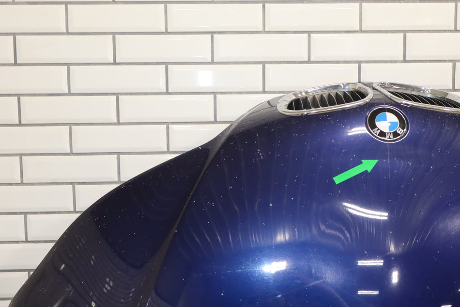 1996-2002 BMW Z3 Hood OEM Montreal Blue 297 with Kidney Grills