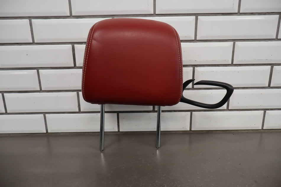 11-14 Dodge Challenger LH Front Headrest Red
