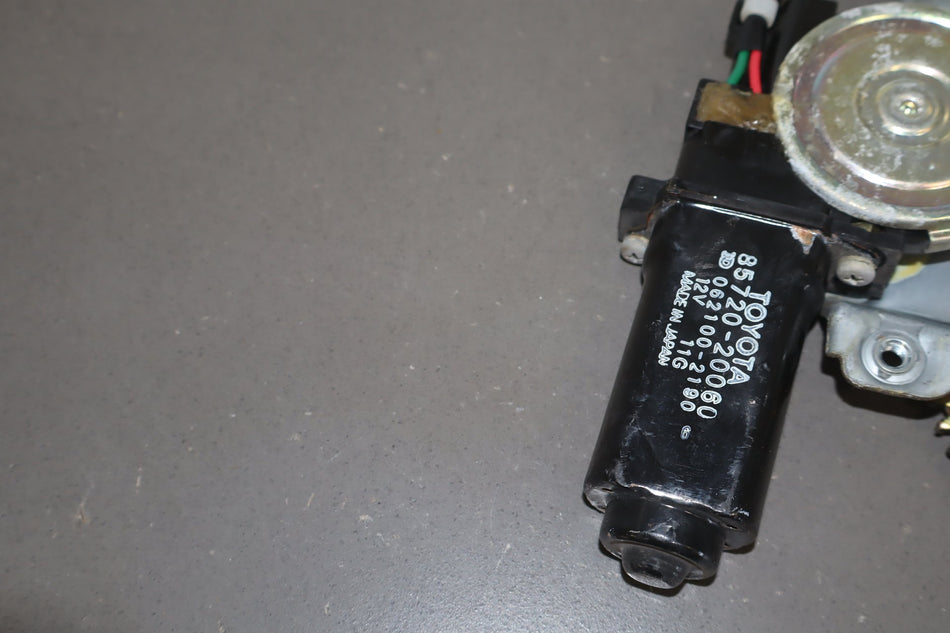 1988 Toyota Corolla GTS Coupe Left Front Door Regulator OEM