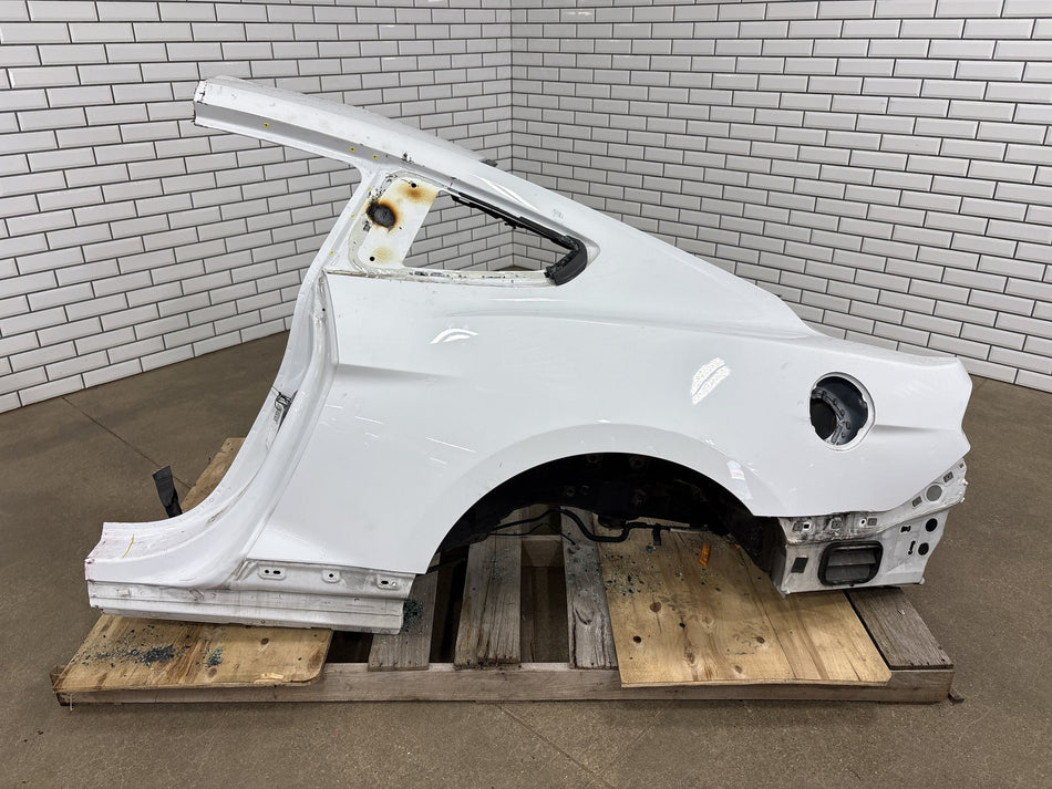 2015-2023 Ford Mustang S550 Coupe Driver Left Quarter Panel Cut Oxford White