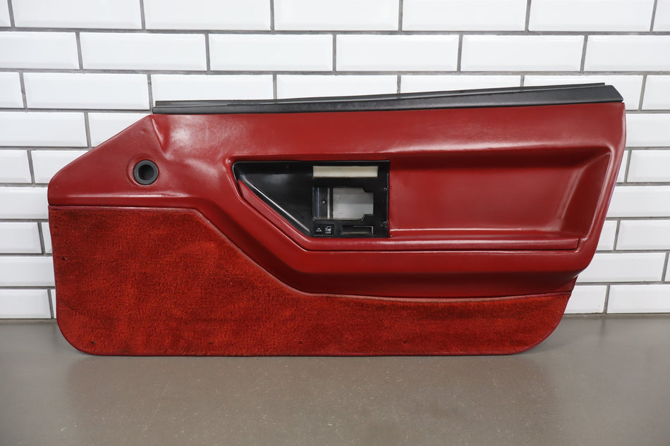 1984-1989 Chevrolet Corvette C4- Right Front Door Trim Panel Carmine
