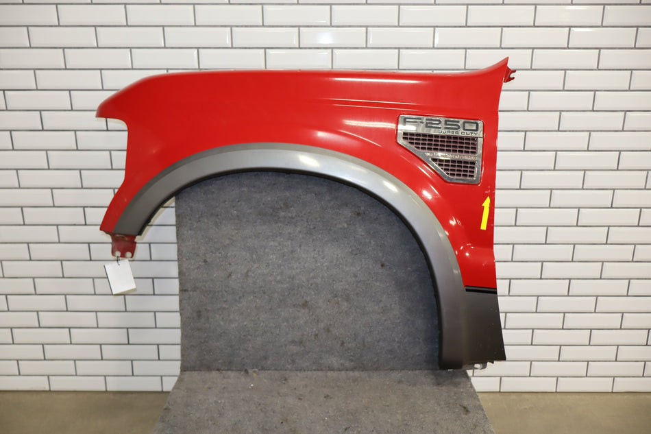 08-10 Ford F250 F350 Super Duty Left Fender Red FX4