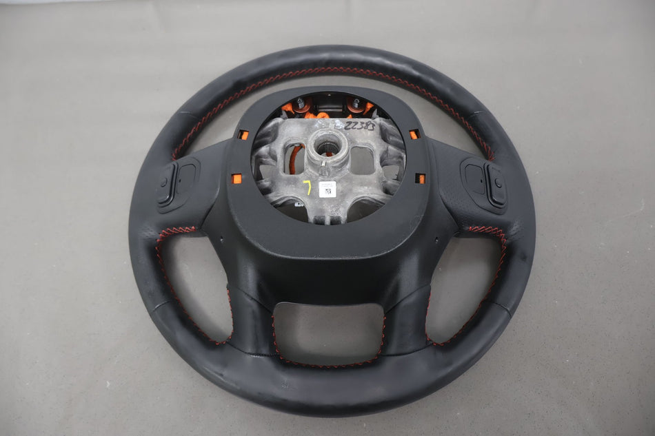 2019 Ram 1500 Rebel Black Leather Steering Wheel 987613