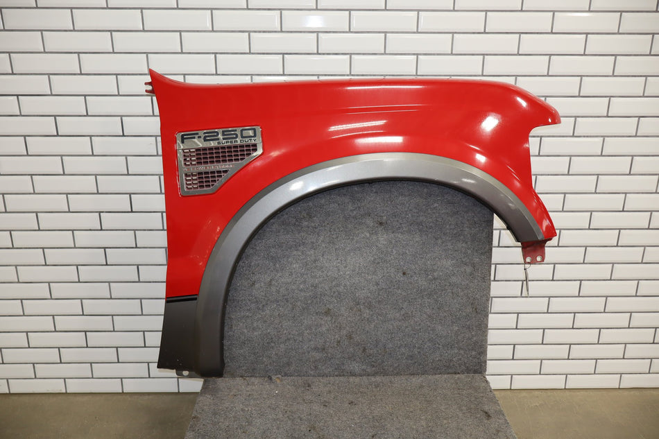 08-10 Ford F250 F350 Super Duty Right Fender Red FX4