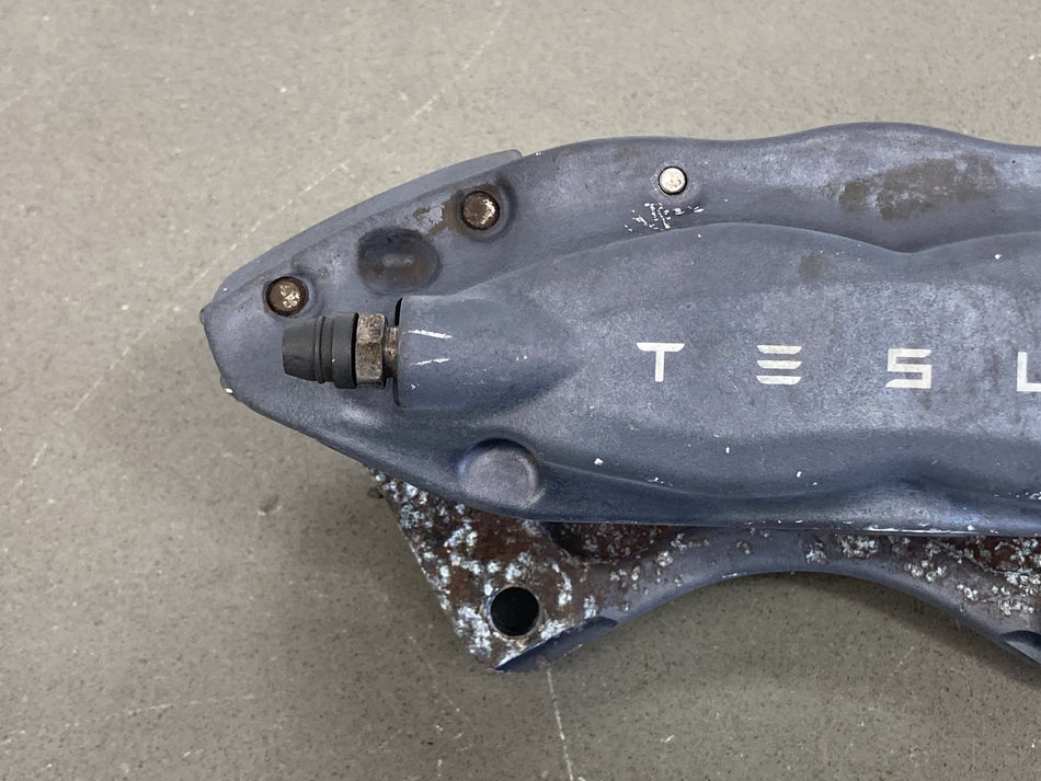 12-20 OEM Tesla Model S X Rear Left Driver Side Brake Caliper Brembo 4 Piston