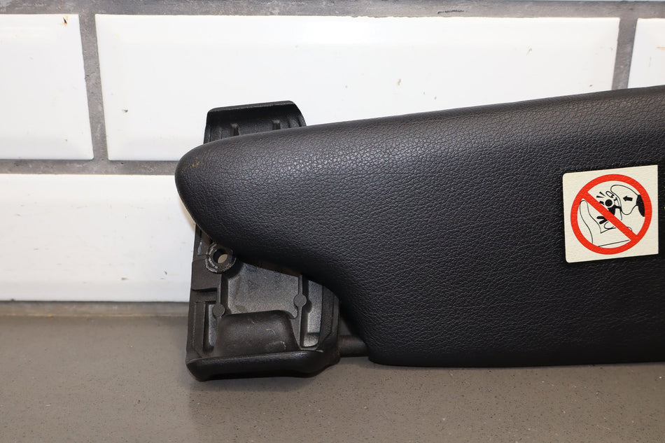 2000-2005 Porsche Boxster 986 Left Sun Visor Black OEM 98656160700