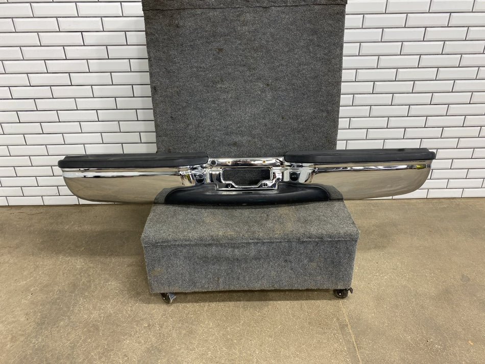 99-07 Ford F250 F350 Super Duty Rear Step Bumper Chrome OEM