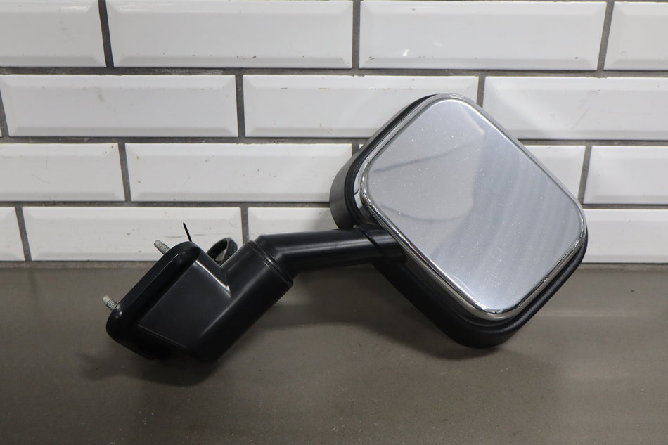 2003-2007 Hummer H2 Power Left Door Mirror Chrome Trim