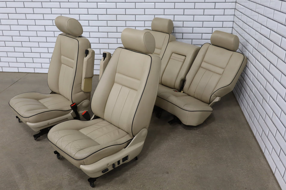1997 Land Rover Range Rover HSE Leather Seats Set Lightstone