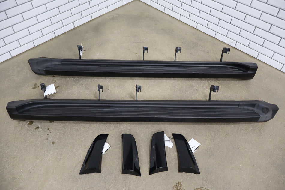 08-13 Chevy Tahoe Hybrid Running Boards 6pc Fender Door Moldings
