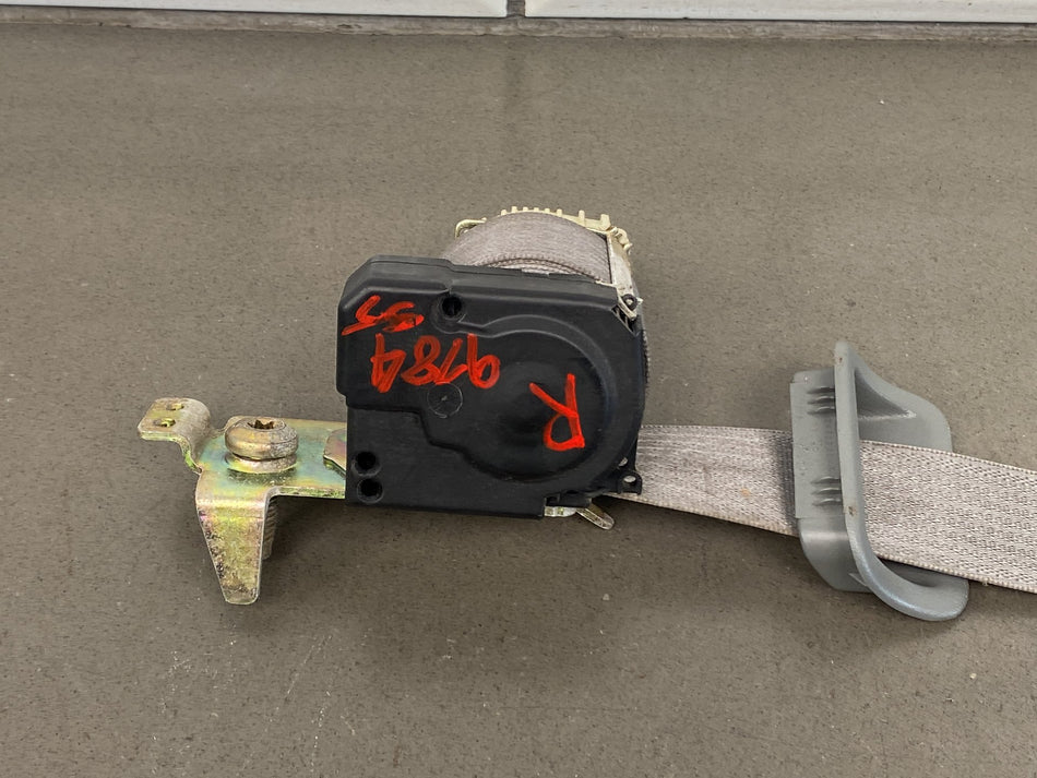99-07 Ford F250 F350 Super Duty Crew Cab Passenger Right Front Seat Belt Gray