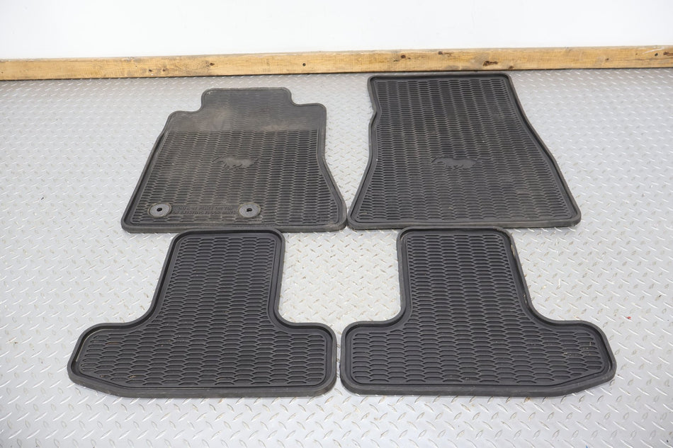 15-17 Ford Mustang All Weather Floor Mat Set (Ebony)