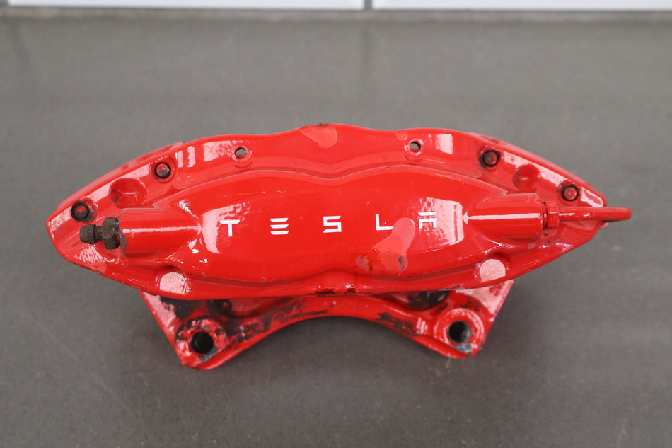 12-20 OEM Tesla Model S X Rear Left Driver Side Brake Caliper Brembo 4 Piston