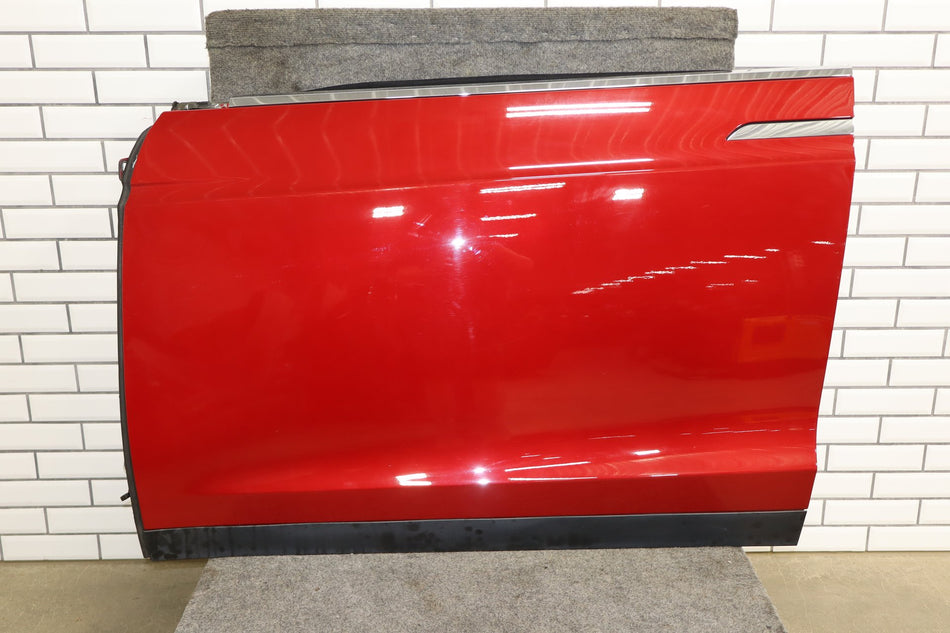 16-20 OEM Tesla Model X Front Left Driver Side Door Shell Panel