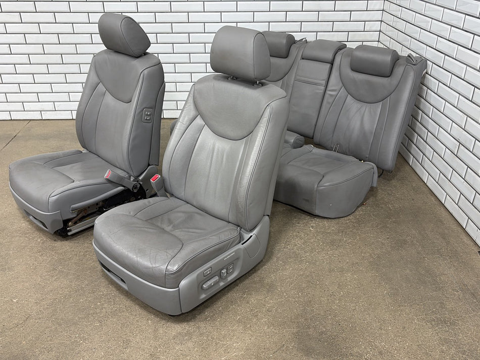 2004 Lexus LS430 Leather Seats Set Ash 10