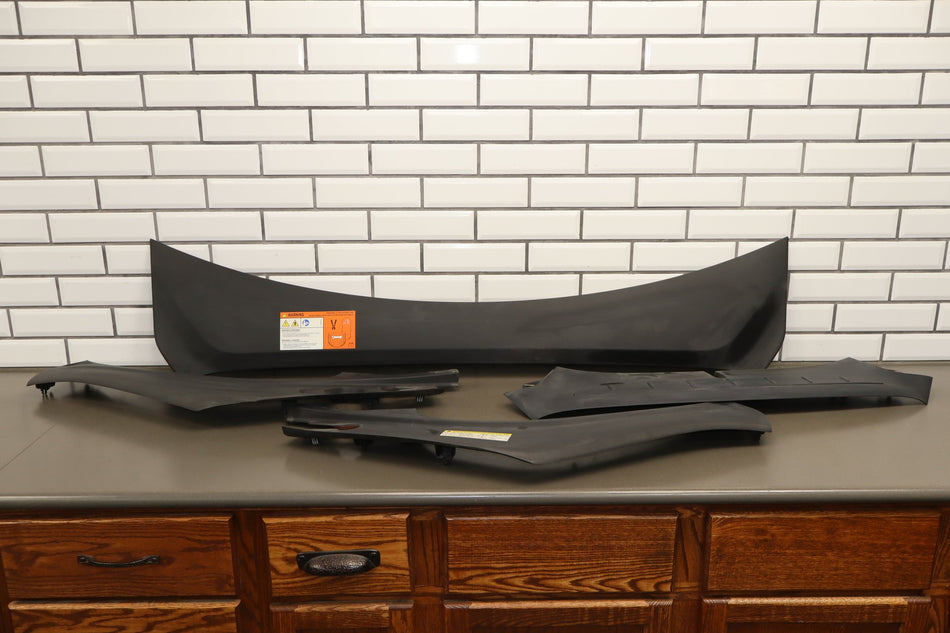 2016-2021 Tesla Model X 5YJX - Frunk/Apron Trim Kit (4) Piece PN: