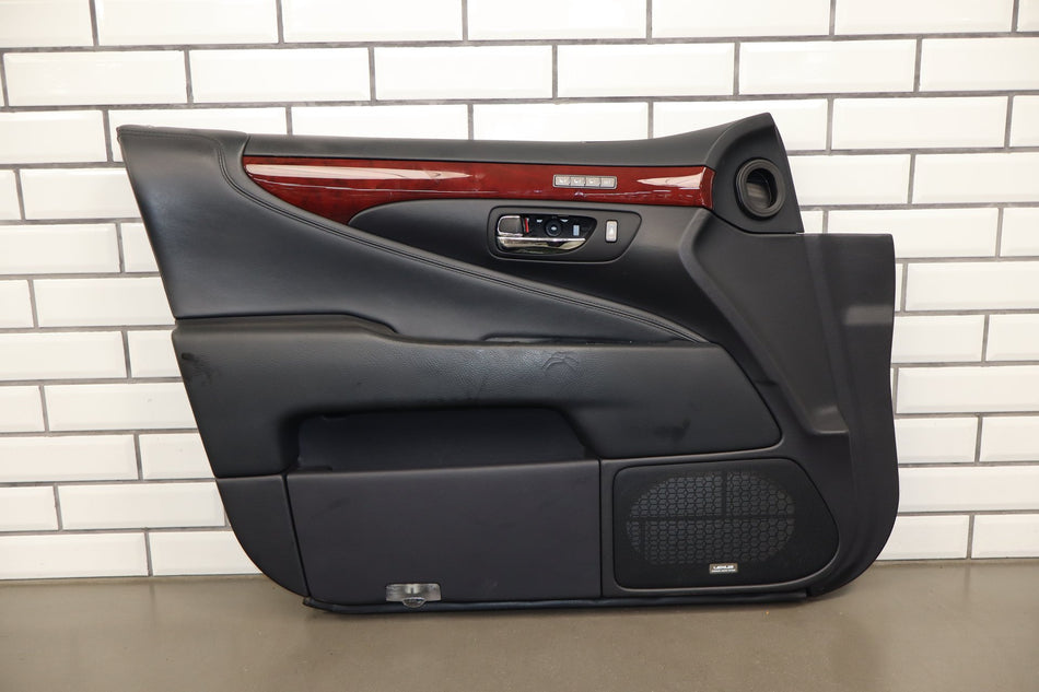 2007-09 Lexus LS460 Left Front Interior Trim Panel Black 20