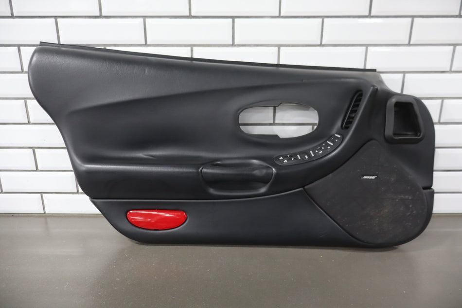 1997-2004 Chevrolet Corvette C5 Left Front Door Trim Panel Black