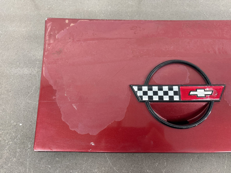 84-90 Chevy C4 Corvette Fuel Filler Door (Dark Red 74)
