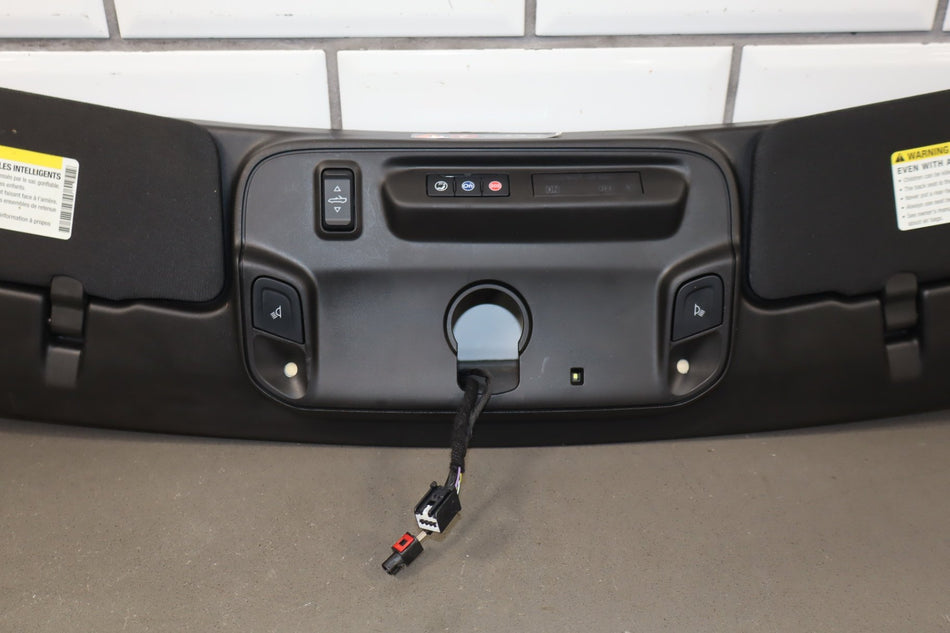 2023 Chevrolet Camaro 2SS Sun Visor Pair Left/Right Medium Ash Gray H17