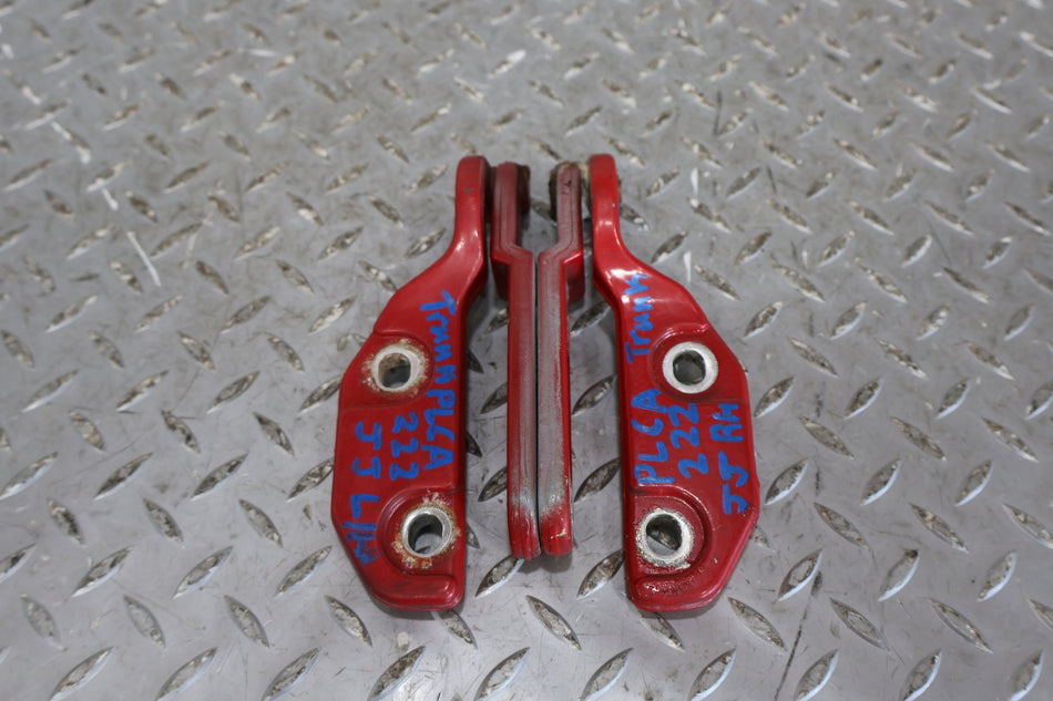 87-92 Cadillac Allante Trunk Lid Hinge Pair (Euro Red)