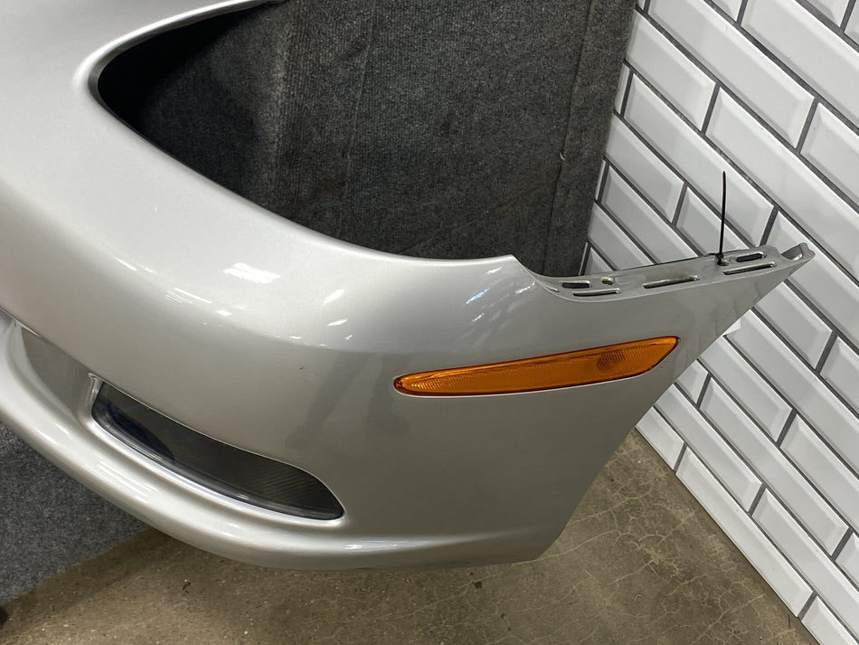 05-09 Chevy Corvette C6 Base Front Bumper Machine Silver 67U