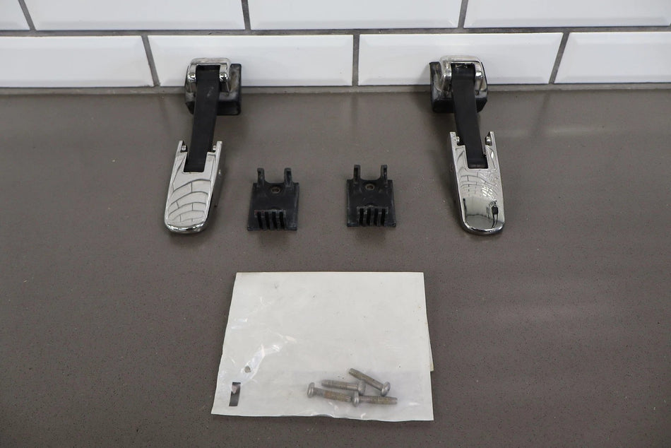2003-2009 Hummer H2 Chrome Outside Hood Latches- Pair