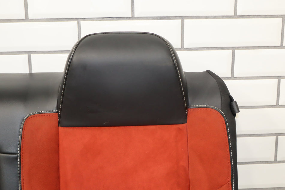 2015-23 Challenger LH Rear Seat Back Complete Ruby Red XC