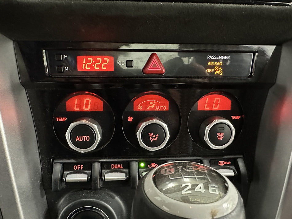 2019 Toyota 86- Heater/AC Controls