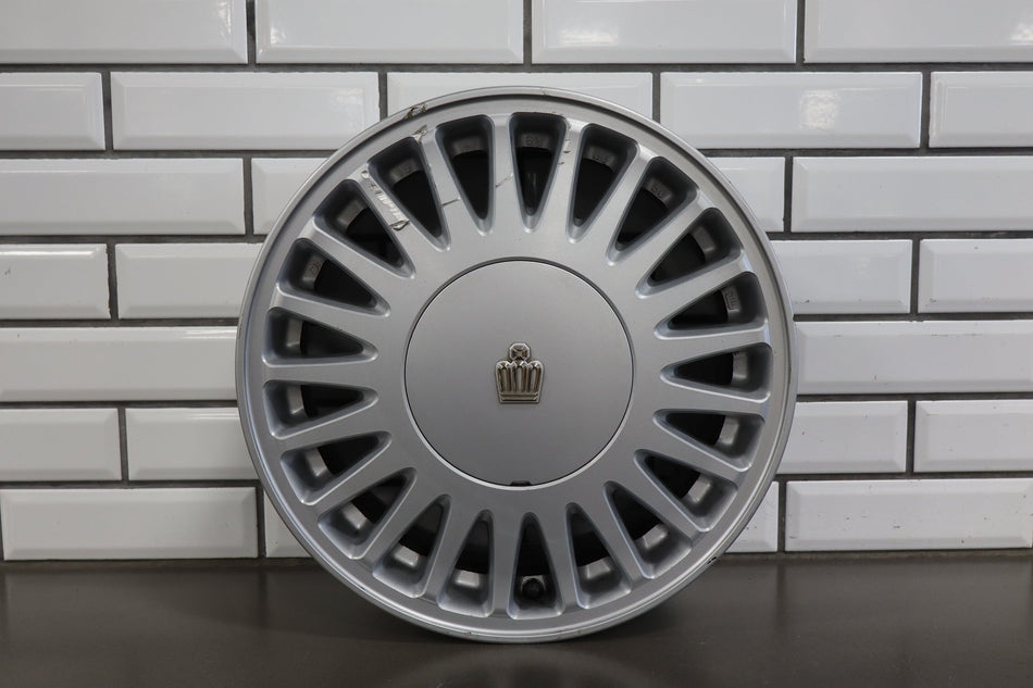 1995-1999 Toyota Crown Alloy Wheel 15x6.5 21 Spoke Silver OEM JZS151